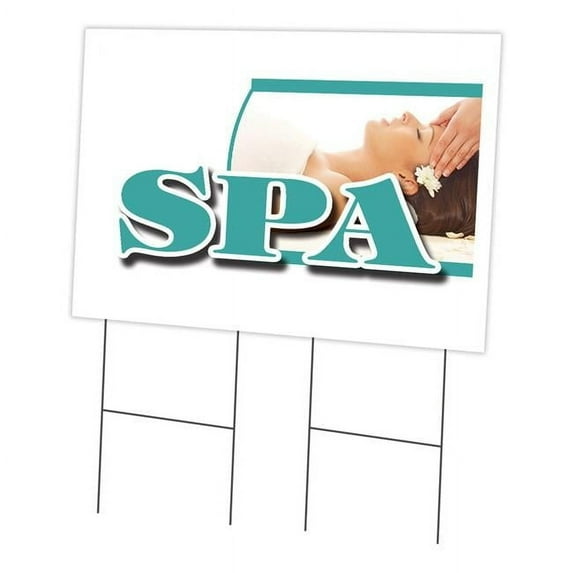 SignMission C-2436 Spa 24 x 36 in. Yard Sign & Stake - Spa