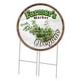 thumbnail image 1 of SignMission C-36-CIR-DS-WS- Oregano 36 in. Double Sided Corrugated Circular Plastic Sign - Farmers Market Oregano, 1 of 3