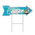 thumbnail image 1 of SignMission C-ARROW10-999883 10 x 30 in. Corrugated Plastic Single Sided Arrow Sign - Easter, 1 of 3