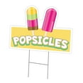 thumbnail image 1 of SignMission C-DC-1216-DS-Popsicles19 12 x 16 in. Yard Sign & Stake - Popsicles, 1 of 3