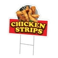 thumbnail image 1 of SignMission C-DC-1824-DS-Chicken Strips19 18 x 24 in. Yard Sign & Stake - Chicken Strips, 1 of 3