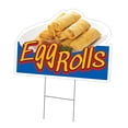 thumbnail image 1 of SignMission C-DC-1824-DS-Egg Rolls19 18 x 24 in. Yard Sign & Stake - Egg Rolls, 1 of 3