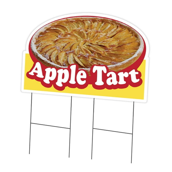 SignMission C-DC-2436-Apple Tart19 24 x 36 in. Yard Sign & Stake - Apple Tart