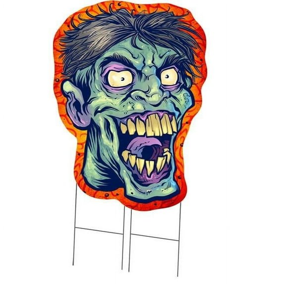 SignMission C-DC-36-DS-Zombie 36 in. Tall Double Sided Yard Sign with Stake - Zombie