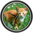 thumbnail image 1 of SignMission CL-CUTE CAT Cute Cat Wall Clock - Kitty Cat Cats Cat Lover Whiskers Pussy Cat Gift, 1 of 1