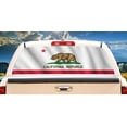 thumbnail image 1 of SignMission California Flag In The Wind Rear Window Graphic truck view thru vinyl decal HD Graphics Professional Grade Material Universal Fit for Full Size Trucks Weatherproof  Made In, 1 of 3