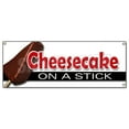 thumbnail image 1 of SignMission B-Cheesecake On A Stick Cheesecake On A Stick Banner Sign - Frozen Cheese Cake Pop Stick Crust Chocolate, 1 of 4