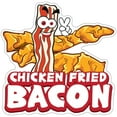 thumbnail image 1 of Chicken Fried Bacon 12" Decal Concession Stand Food Truck Sticker, 1 of 2