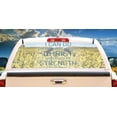 thumbnail image 1 of SignMission Through Christ Rear Window Graphic truck view thru vinyl decal HD Graphics Professional Grade Material Universal Fit for Full Size Trucks Weatherproof & Car Wash Safe Made, 1 of 3