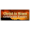thumbnail image 1 of SignMission B-Christ Is Risen Celebrate Christ is Risen Celebrate Easter Banner Sign - Easter Bible Celebrate Resurrection, 1 of 4