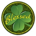 thumbnail image 1 of SignMission Circular Rigid Plastic Sign 12" Tall - Blessed | Plastic Sign |  Made in the USA, 1 of 2