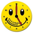 thumbnail image 1 of SignMission Circular Rigid Plastic Sign 12" Tall - Emoji 5 O'clock | Plastic Sign |  Made in the USA, 1 of 2