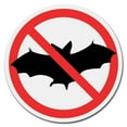 thumbnail image 1 of SignMission Circular Rigid Plastic Sign 12" Tall - No Bat | Plastic Sign |  Made in the USA, 1 of 2