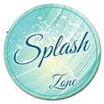 thumbnail image 1 of SignMission Circular Rigid Plastic Sign 12" Tall - Splash Zone | Plastic Sign |  Made in the USA, 1 of 2