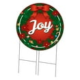 thumbnail image 1 of SignMission Corrugated Plastic Sign With Double Sided Image 36" Circular - Joy | Coroplast Yard Sign With Stake |  Made in the USA, 1 of 3