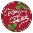 thumbnail image 1 of SignMission Corrugated Plastic Sign With Stakes 16" Circular - Merry Christmas 2 | Coroplast Yard Sign With Stake |  Made in the USA, 1 of 3