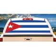 thumbnail image 1 of SignMission Cuban Flag Rear Window Graphic truck view thru vinyl decal HD Graphics Professional Grade Material Universal Fit for Full Size Trucks Weatherproof & Car Wash Safe Made In, 1 of 3