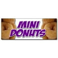 thumbnail image 1 of SignMission D-12 Mini Donuts 12 in. Mini Donuts Decal Sticker, 1 of 1