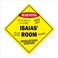 thumbnail image 1 of SignMission D-12-X-Isaias Room 12 in. Isaias Crossing Zone Xing Room Decal Sign, 1 of 1