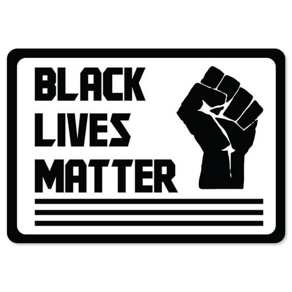 SignMission D-1218-BLM1 8 x 12 in. BLM Sign - Black Lives Matter