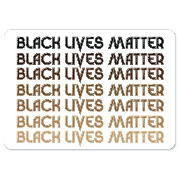 SignMission D-1218-BLM6 8 x 12 in. BLM Sign - Black Lives Matter