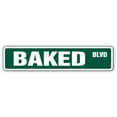 thumbnail image 1 of SignMission D-14-SS-Baked 3 x 14 in. Baked Street Sign, 1 of 4