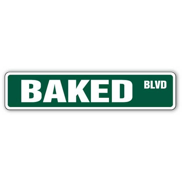 SignMission D-14-SS-Baked 3 x 14 in. Baked Street Sign