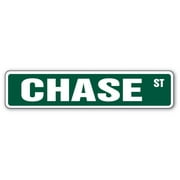 CHASE Street Sign Decal Childrens Name Room Decal | Indoor/Outdoor |  18" Wide