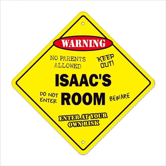 SignMission D4XIsaacs Room 4 in. Isaacs Crossing Zone Xing Room