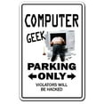 thumbnail image 1 of SignMission D-5-Z-Computer Computer Geek Novelty Sticker, 1 of 4