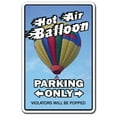 thumbnail image 1 of SignMission D-5-Z-Hotair 5 x 7 in. Novelty Sticker - Hot Air Balloon, 1 of 4