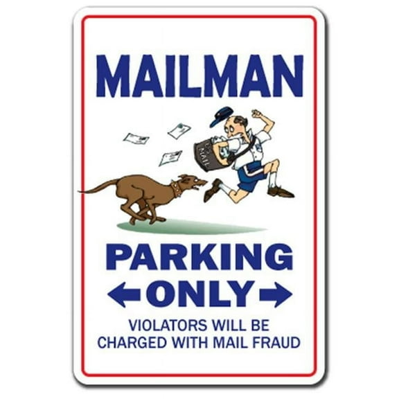 SignMission D-6-Z-Mailman 6 x 9 in. Mailman Decal