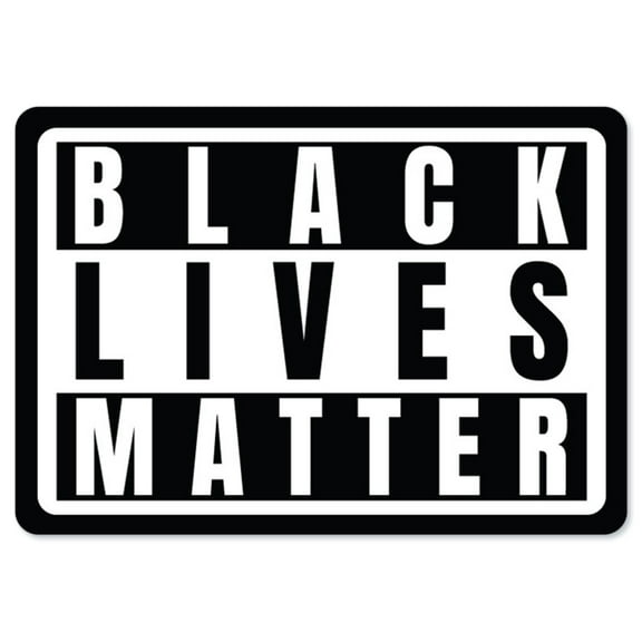 SignMission D-710-BLM2 8 x 12 in. BLM Sign - Black Lives Matter