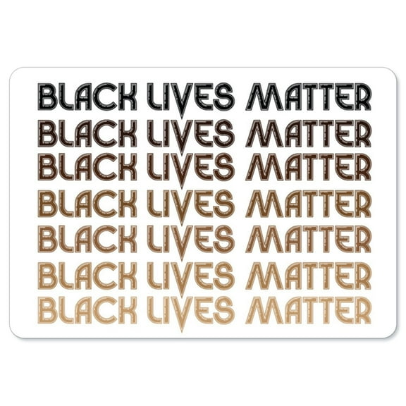 SignMission D-710-BLM6 8 x 12 in. BLM Sign - Black Lives Matter