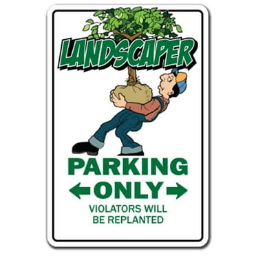 SignMission D-8-Z-Landscaper 8 x 12 in. Landscaper Decal