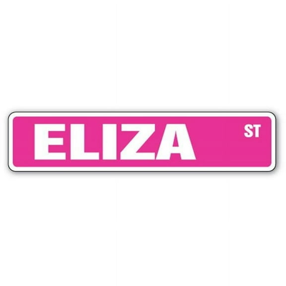 SignMission D-9-SS-ELIZA 2 x 9 in. Childrens Name Room Street Sign Decal - Eliza