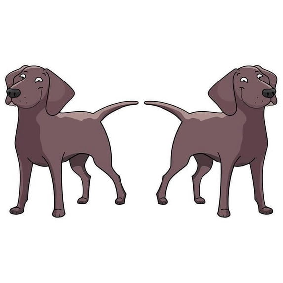 SignMission D-Chesapeake 4 x 6 in. Chesapeake Bay Retriever Dog Decal Sticker