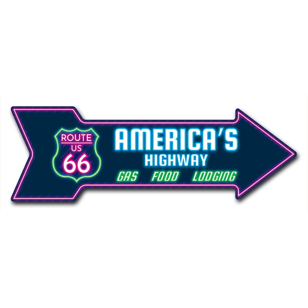 SignMission 12 x 36 in. Indoor & Outdoor Decor Direction Sticker Vinyl ...