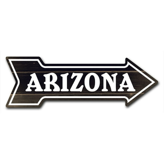 SignMission Decal Art Arizona 2 Decal Indoor/ Outdoor Decor 24" Direction Sticker Vinyl Wall Decals