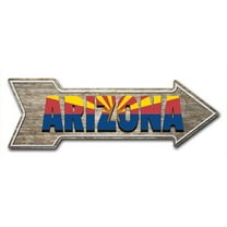 SignMission 12 x 36 in. Indoor & Outdoor Decor Direction Sticker Vinyl Wall Decals - Arizona - 24 in.