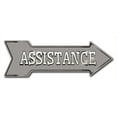 thumbnail image 1 of SignMission Decal Art Assistance Decal Indoor/ Outdoor Decor 24" Direction Sticker Vinyl Wall Decals, 1 of 3
