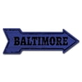 thumbnail image 1 of SignMission 6 x 18 in. Indoor & Outdoor Decor Direction Sticker Vinyl Wall Decals - Baltimore - 24 in., 1 of 3