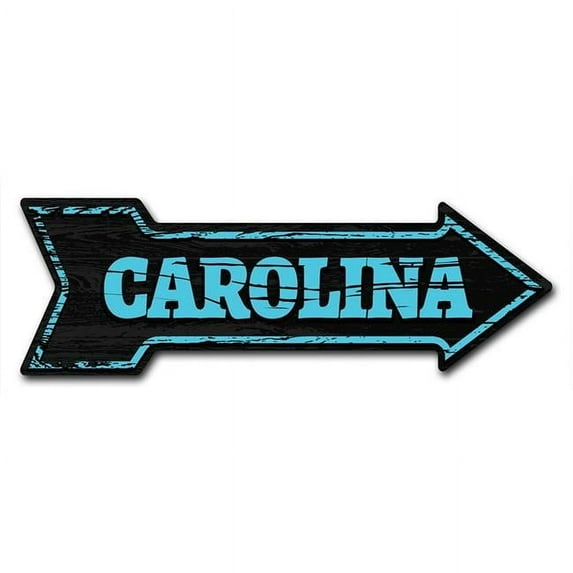 SignMission 6 x 18 in. Indoor & Outdoor Decor Direction Sticker Vinyl Wall Decals - Carolina - 24 in.
