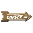 thumbnail image 1 of SignMission Decal Art Coffee Always Fresh Decal Indoor/ Outdoor Decor 24" Direction Sticker Vinyl Wall Decals, 1 of 3