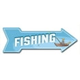 thumbnail image 1 of SignMission Decal Art Fishing Decal Indoor/ Outdoor Decor 24" Direction Sticker Vinyl Wall Decals, 1 of 3