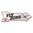 thumbnail image 1 of SignMission 6 x 18 in. Indoor & Outdoor Decor Direction Sticker Vinyl Wall Decals - Fly Zone - 24 in., 1 of 3