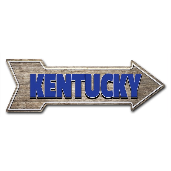 SignMission Decal Art Kentucky Decal Indoor/ Outdoor Decor 24" Direction Sticker Vinyl Wall Decals
