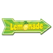 SignMission 6 x 18 in. Indoor & Outdoor Decor Direction Sticker Vinyl Wall Decals - Lemonade - 24 in.