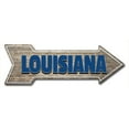 thumbnail image 1 of SignMission 8 x 24 in. Indoor & Outdoor Decor Direction Sticker Vinyl Wall Decals - Louisiana - 24 in., 1 of 3