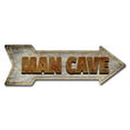 thumbnail image 1 of SignMission Decal Art Man Cave 2 Decal Indoor/ Outdoor Decor 24" Direction Sticker Vinyl Wall Decals, 1 of 3